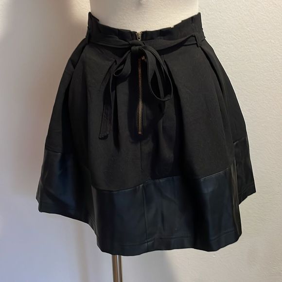 *new* leather high waisted skirt - Picture 5 of 8